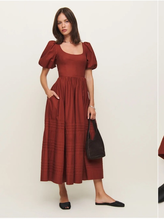 Reformation Dresses & Skirts - Reformation Everlyn Dress Fig Jam - Size 4